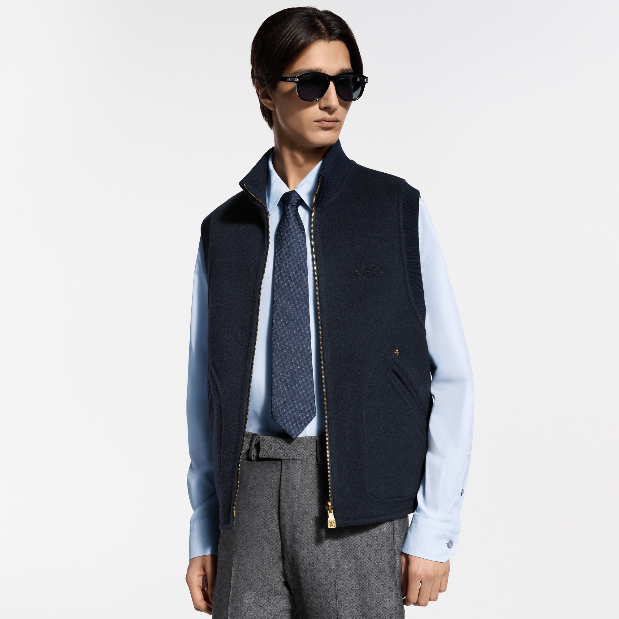 LV Interlocked Tie S00 - Men - Accessories | LOUIS VUITTON ®